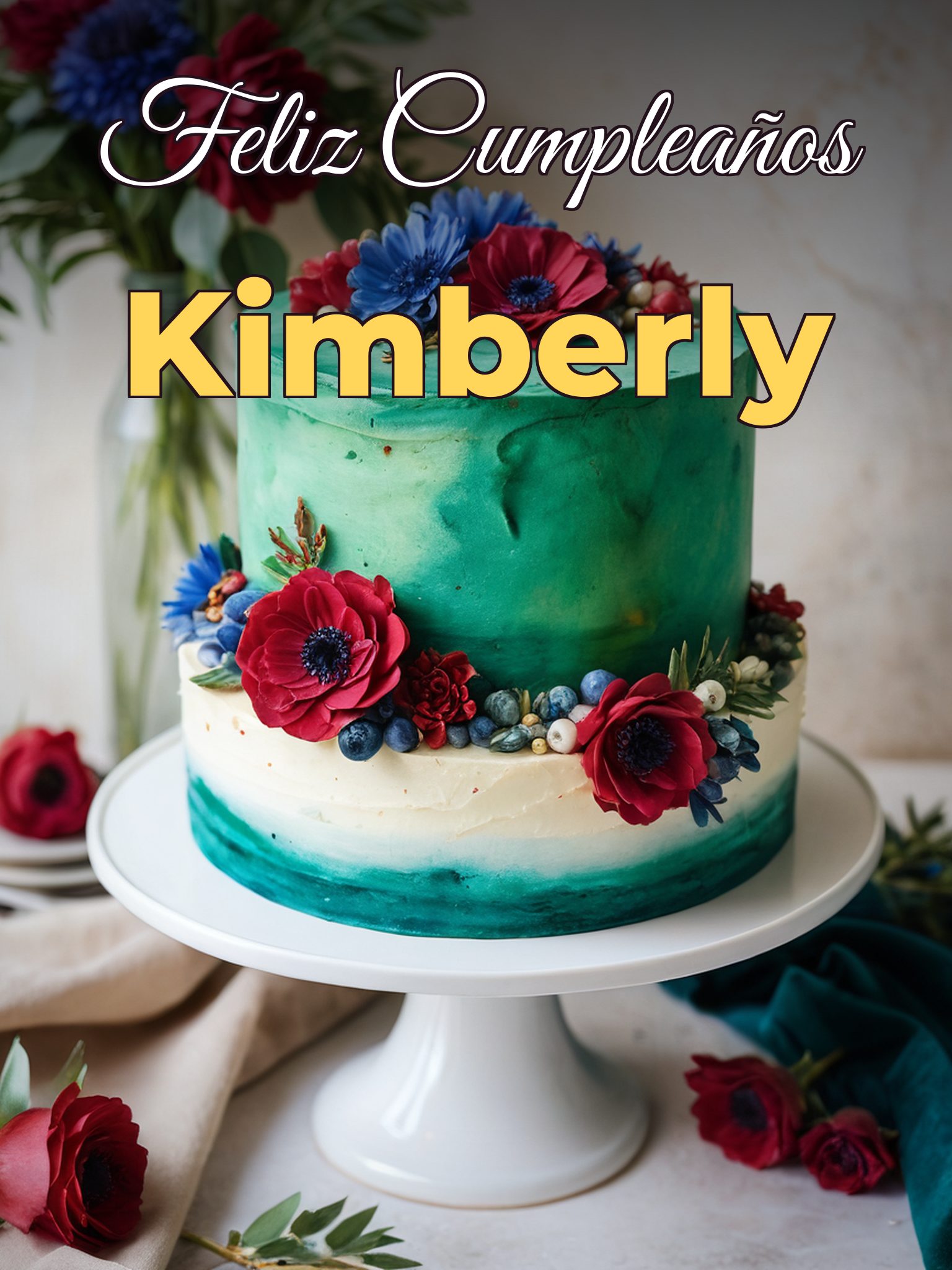 Feliz cumpleaños kimberly