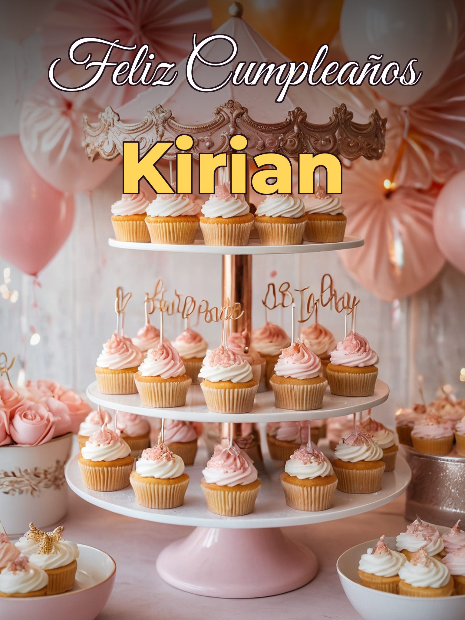 Feliz cumpleaños kirian