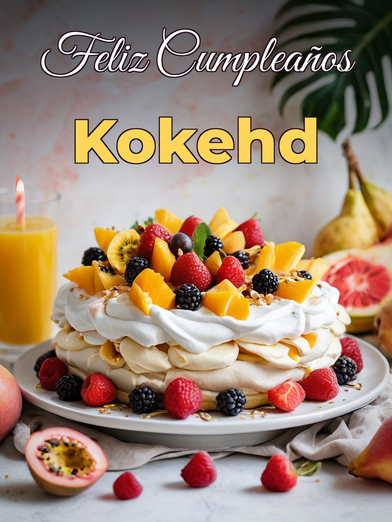Feliz cumpleaños kokehd