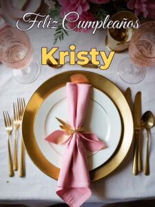 Feliz cumpleaños kristy