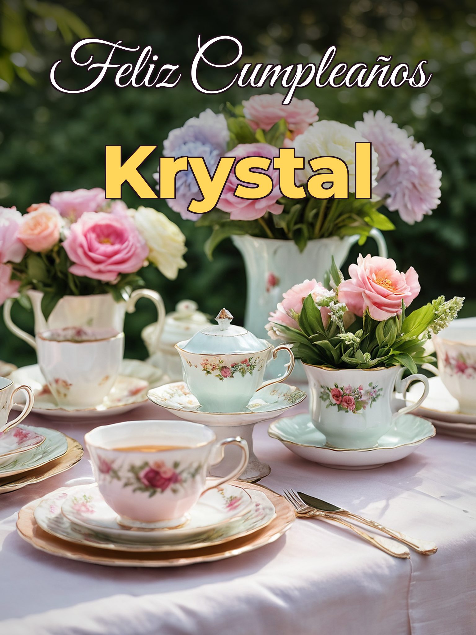 Feliz cumpleaños krystal
