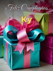 Feliz cumpleaños ky