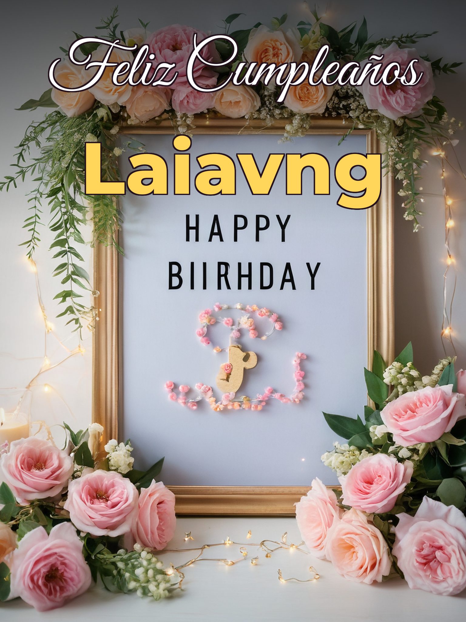 Feliz cumpleaños laiavng
