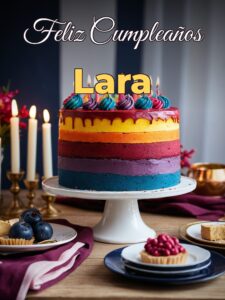 Feliz cumpleaños lara