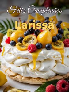 Feliz cumpleaños larissa