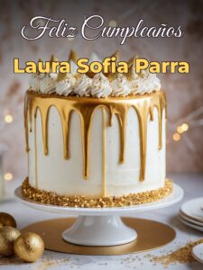 Feliz cumpleaños laura sofia parra