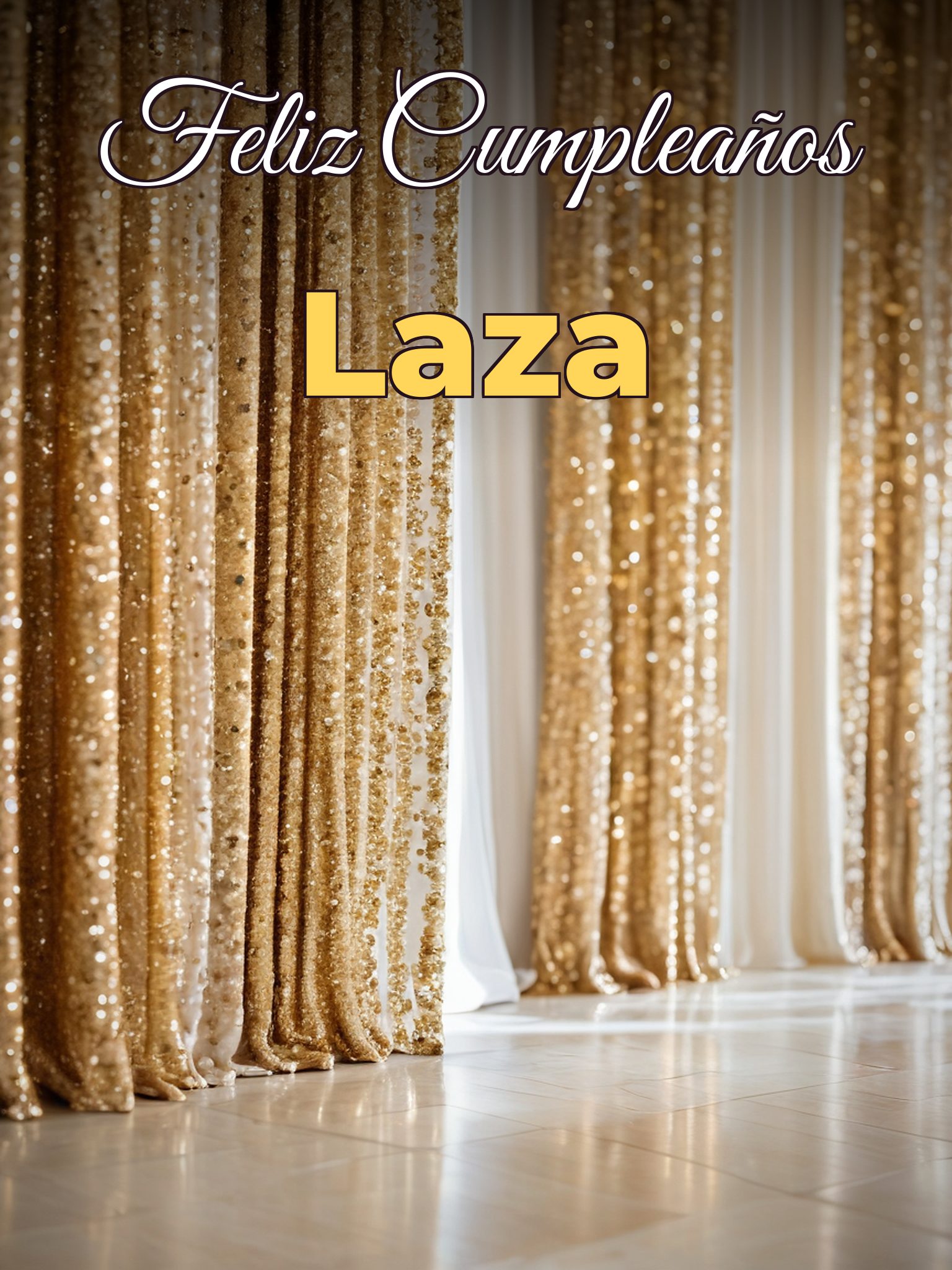 Feliz cumpleaños laza
