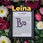 feliz cumpleaños leina