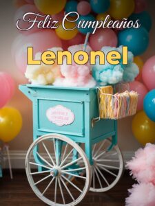 Feliz cumpleaños lenonel