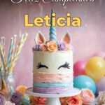 feliz cumpleaños leticia