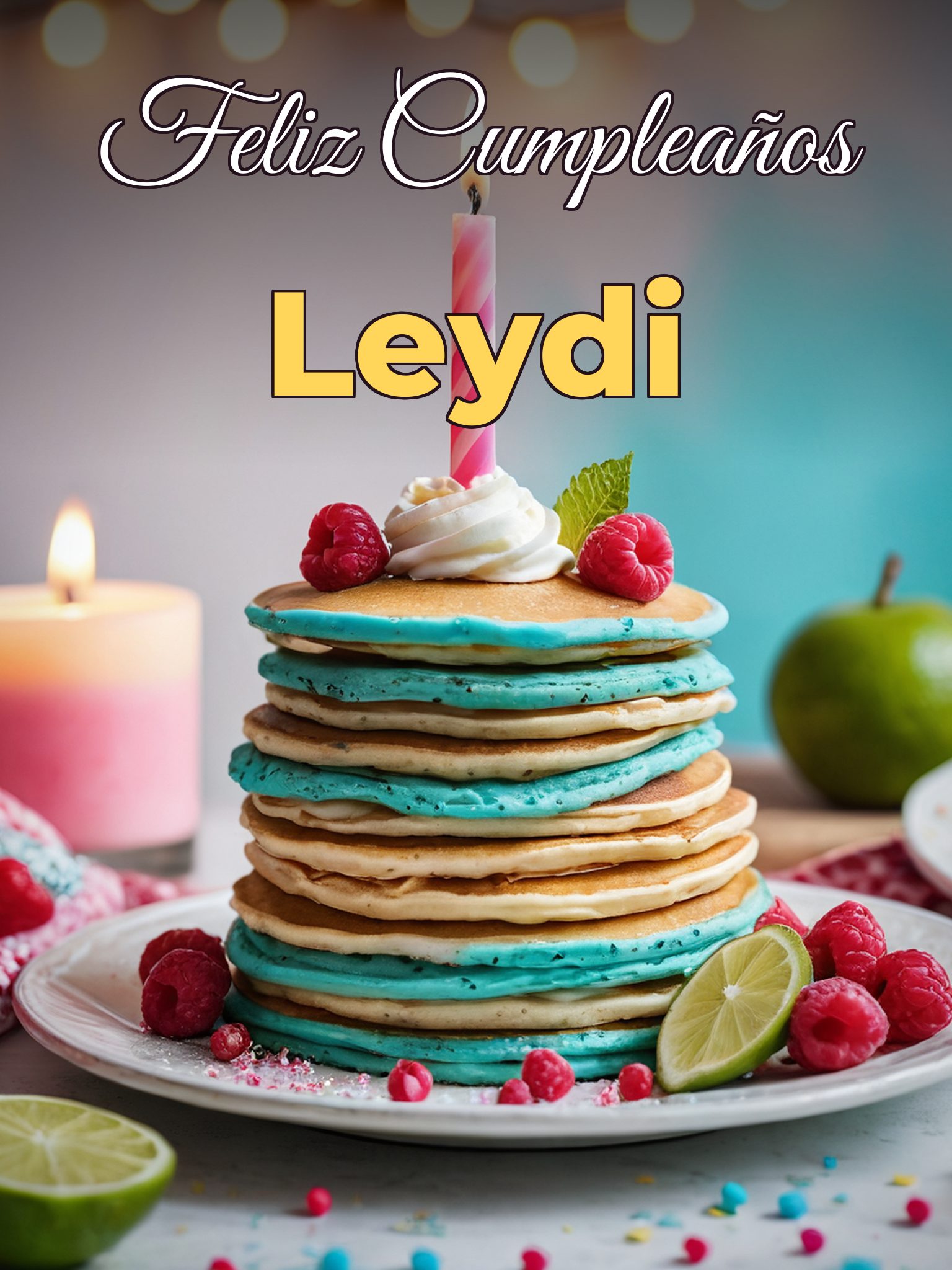 Feliz cumpleaños leydi