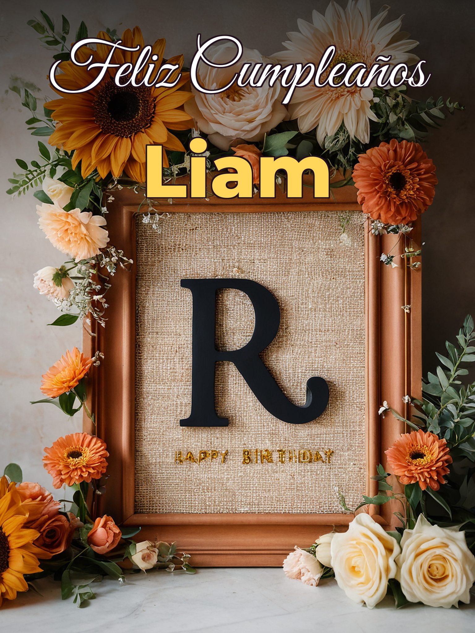 Feliz cumpleaños liam