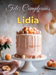 Feliz cumpleaños lidia