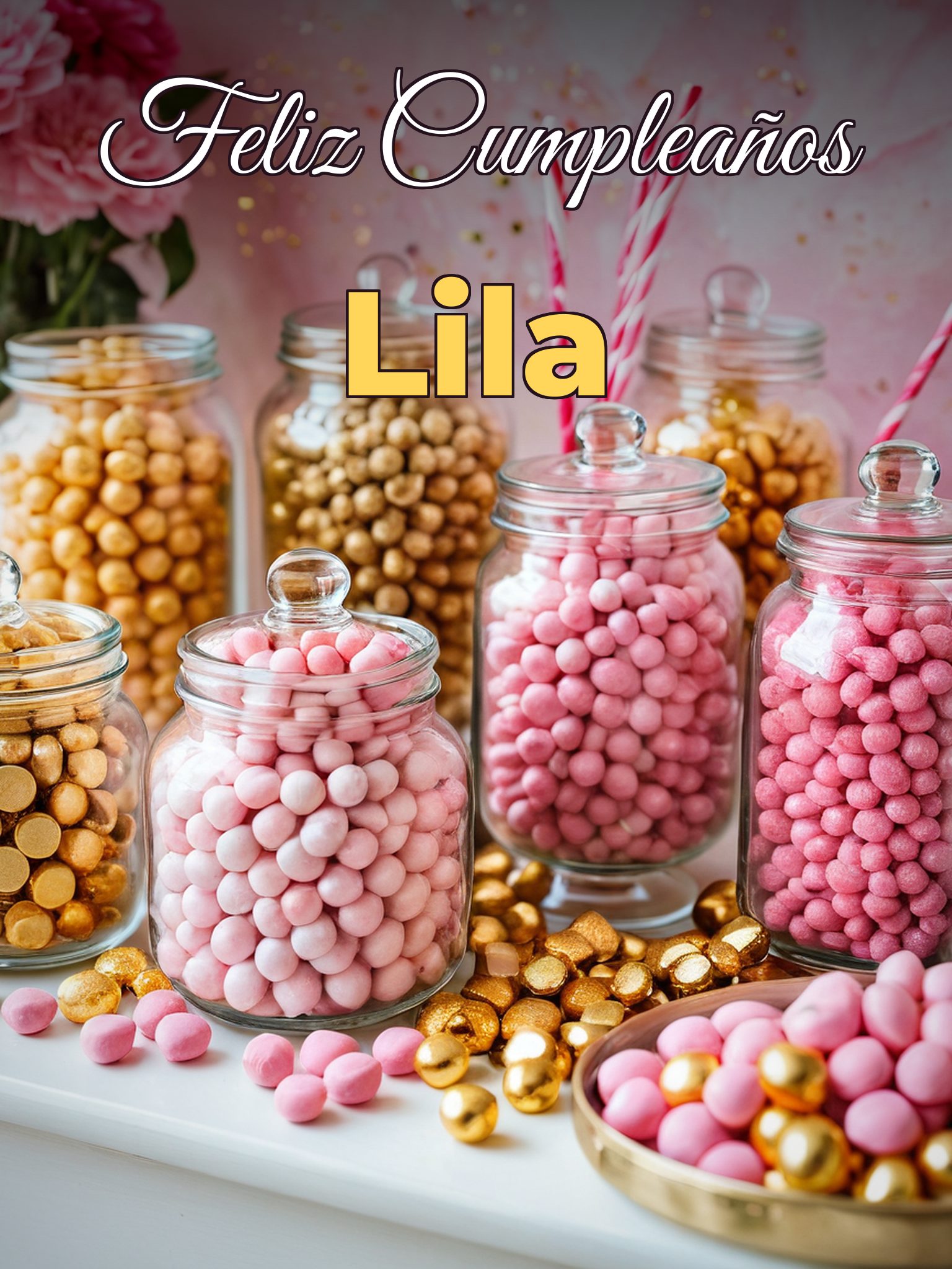Feliz cumpleaños lila