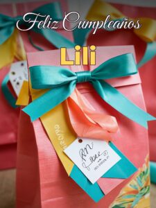 Feliz cumpleaños lili