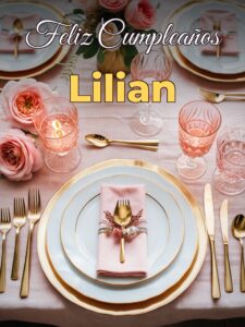 Feliz cumpleaños lilian
