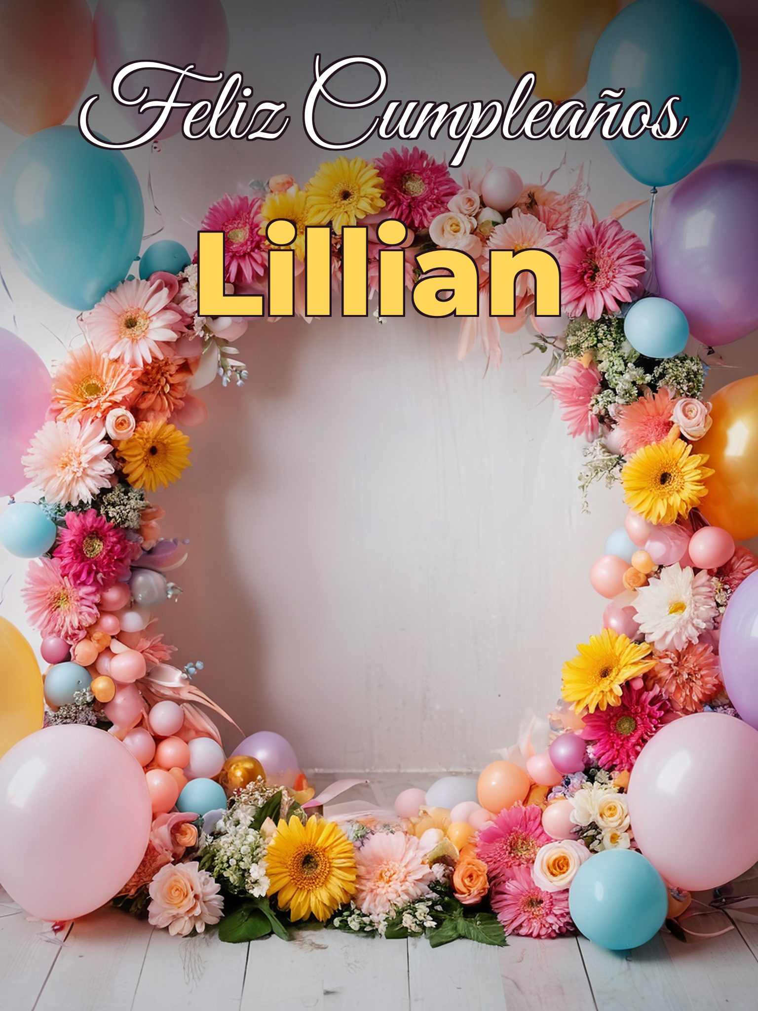 Feliz cumpleaños lillian
