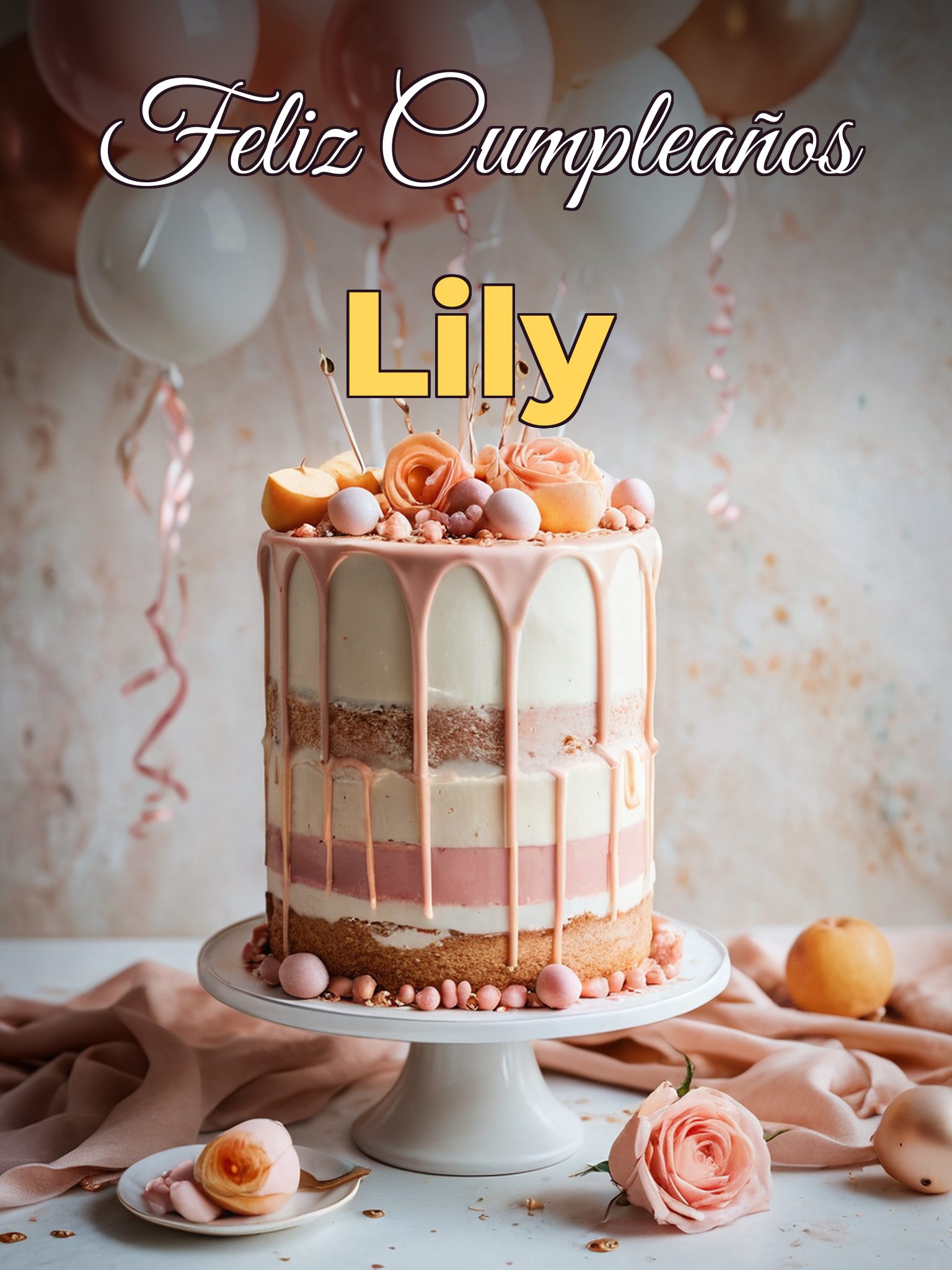 Feliz cumpleaños lily