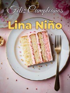 Feliz cumpleaños lina niño