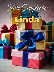 Feliz cumpleaños linda
