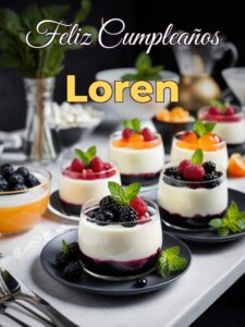 Feliz cumpleaños loren