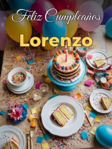 Feliz cumpleaños lorenzo