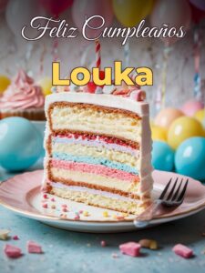 Feliz cumpleaños louka