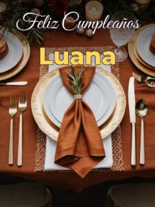 Feliz cumpleaños luana