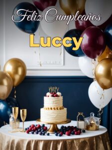 Feliz cumpleaños luccy