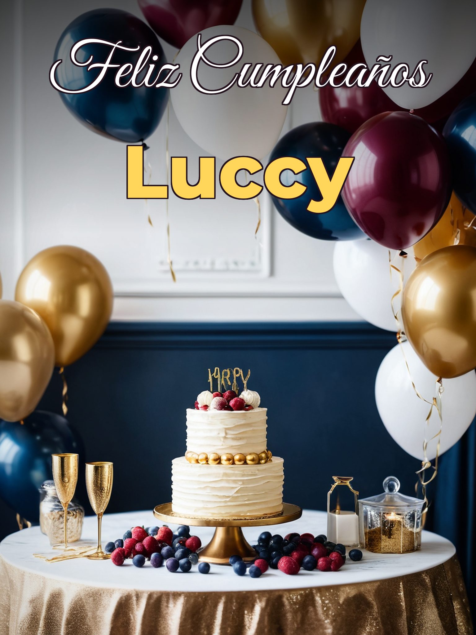 Feliz cumpleaños luccy