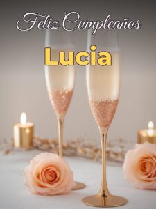Feliz cumpleaños lucia