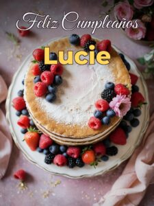 Feliz cumpleaños lucie
