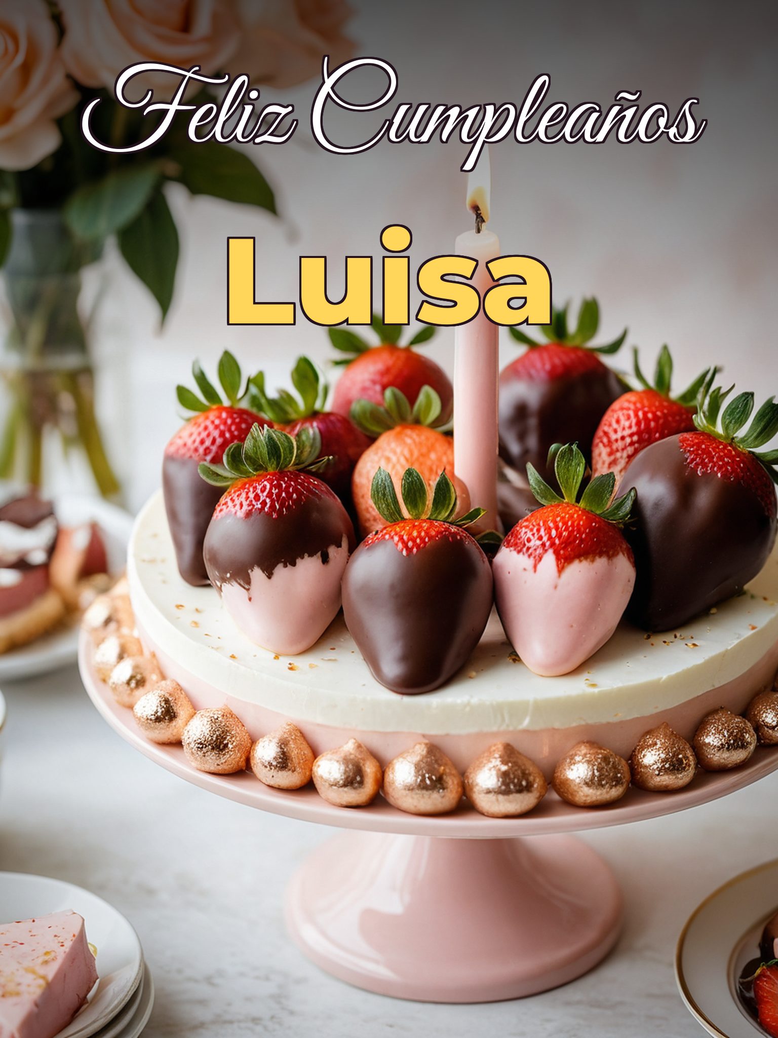Feliz cumpleaños luisa