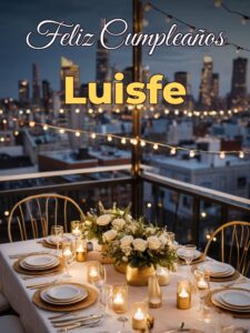 Feliz cumpleaños luisfe