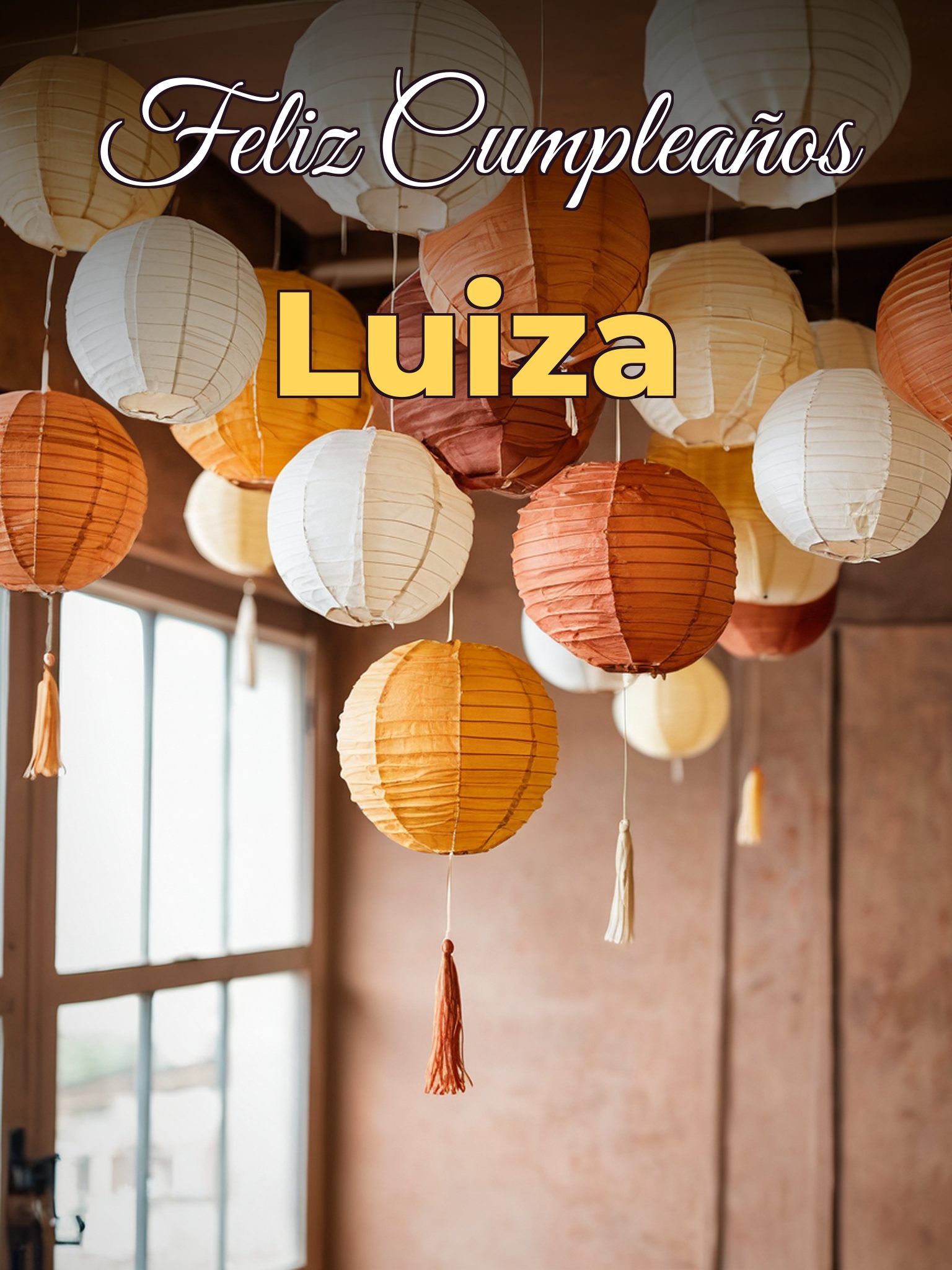 Feliz cumpleaños luiza