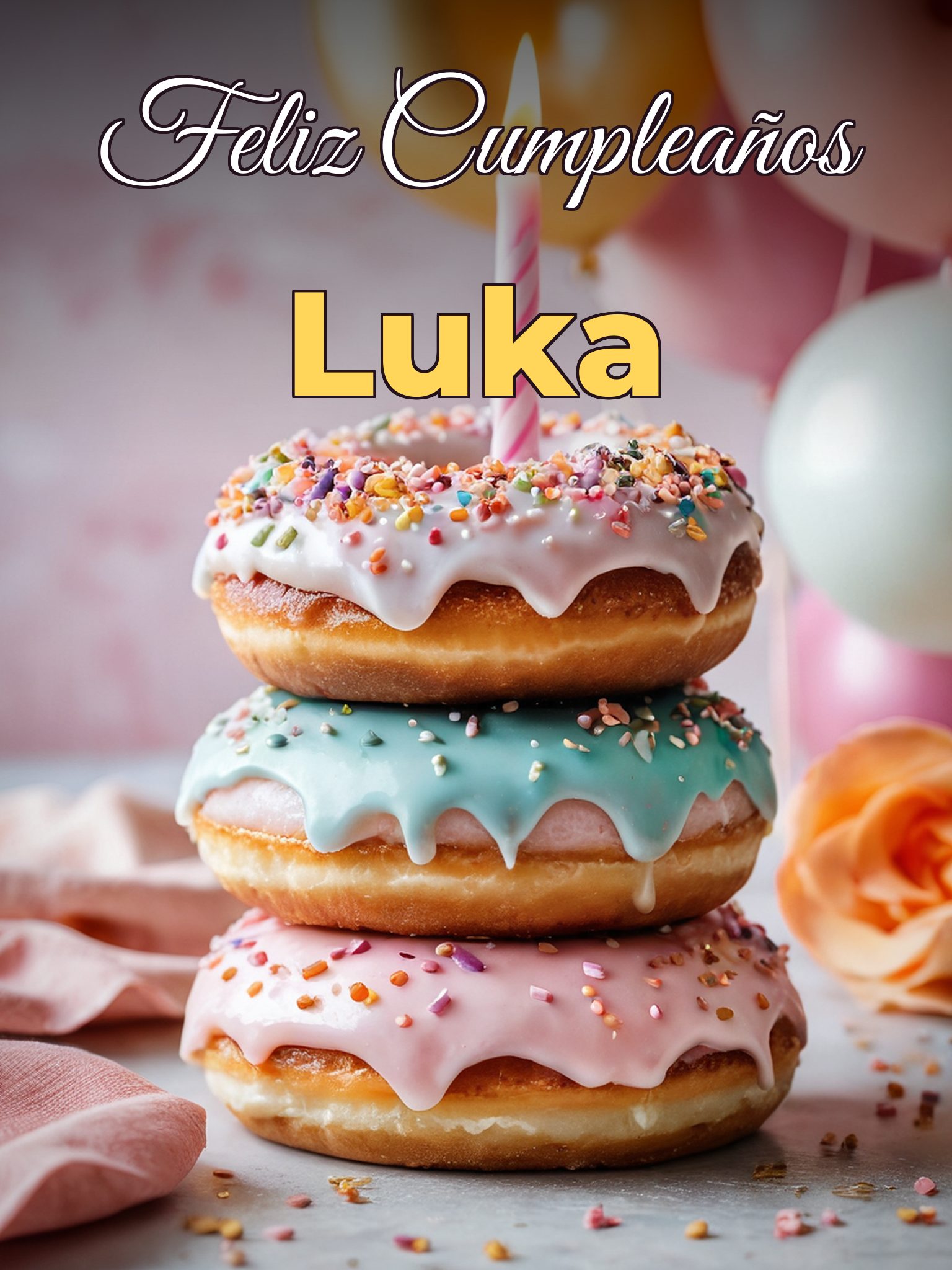Feliz cumpleaños luka