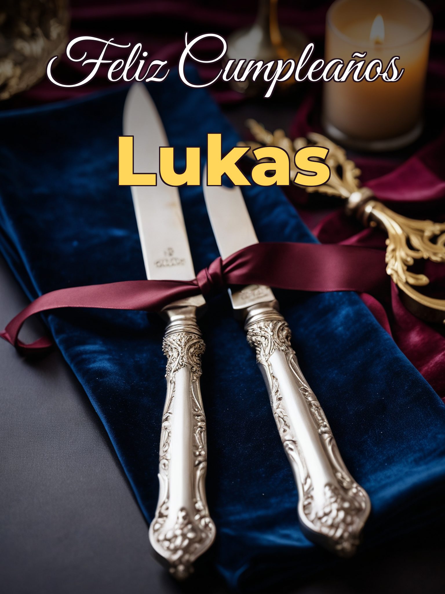 Feliz cumpleaños lukas