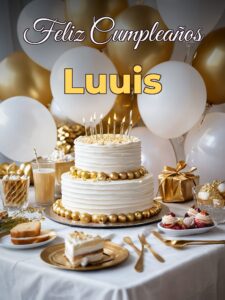 Feliz cumpleaños luuis
