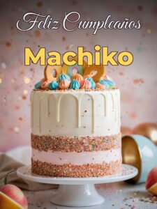 Feliz cumpleaños machiko