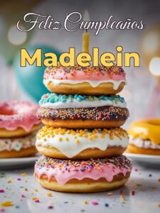 Feliz cumpleaños madelein
