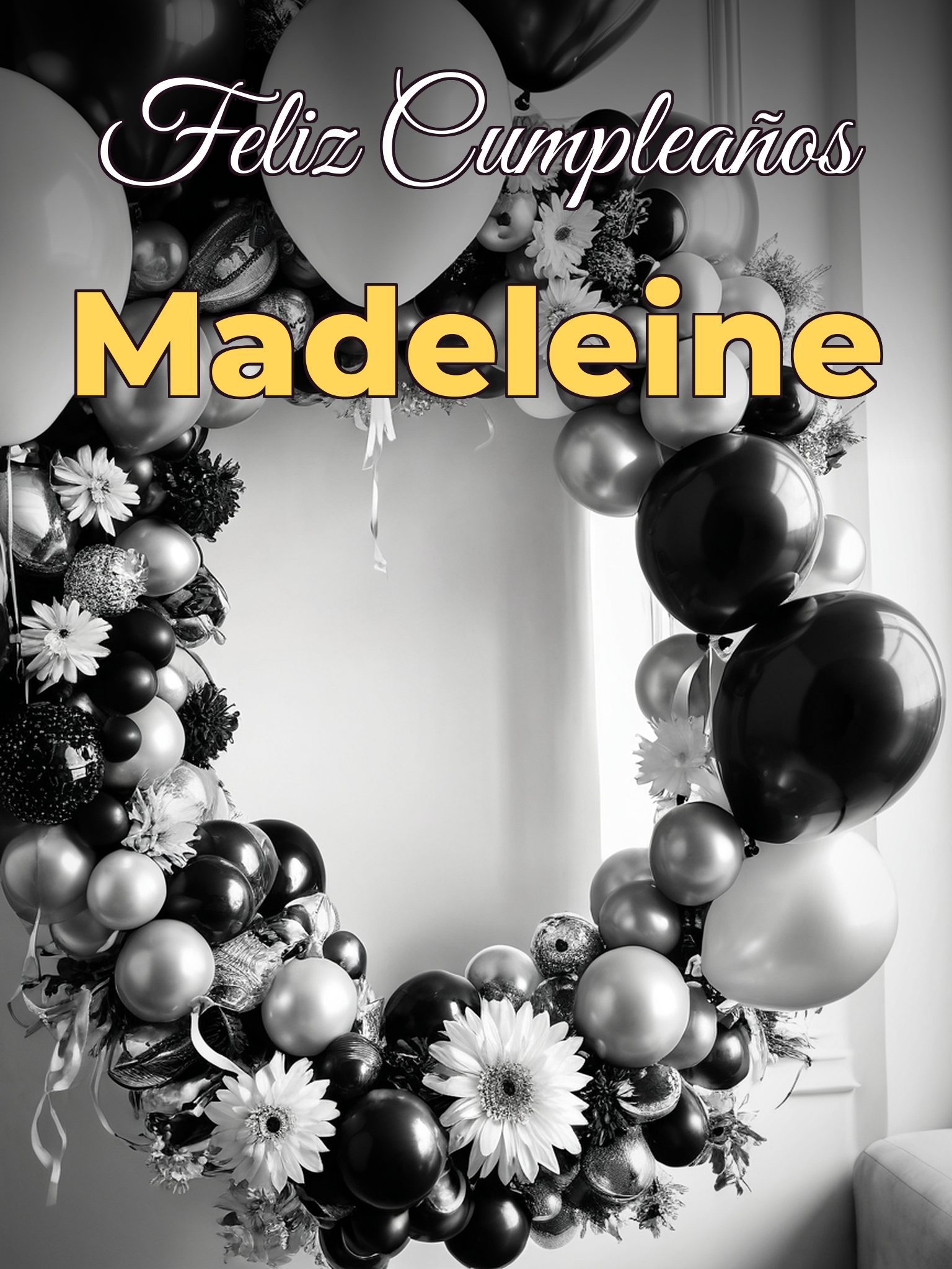 Feliz cumpleaños madeleine