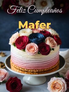 Feliz cumpleaños mafer