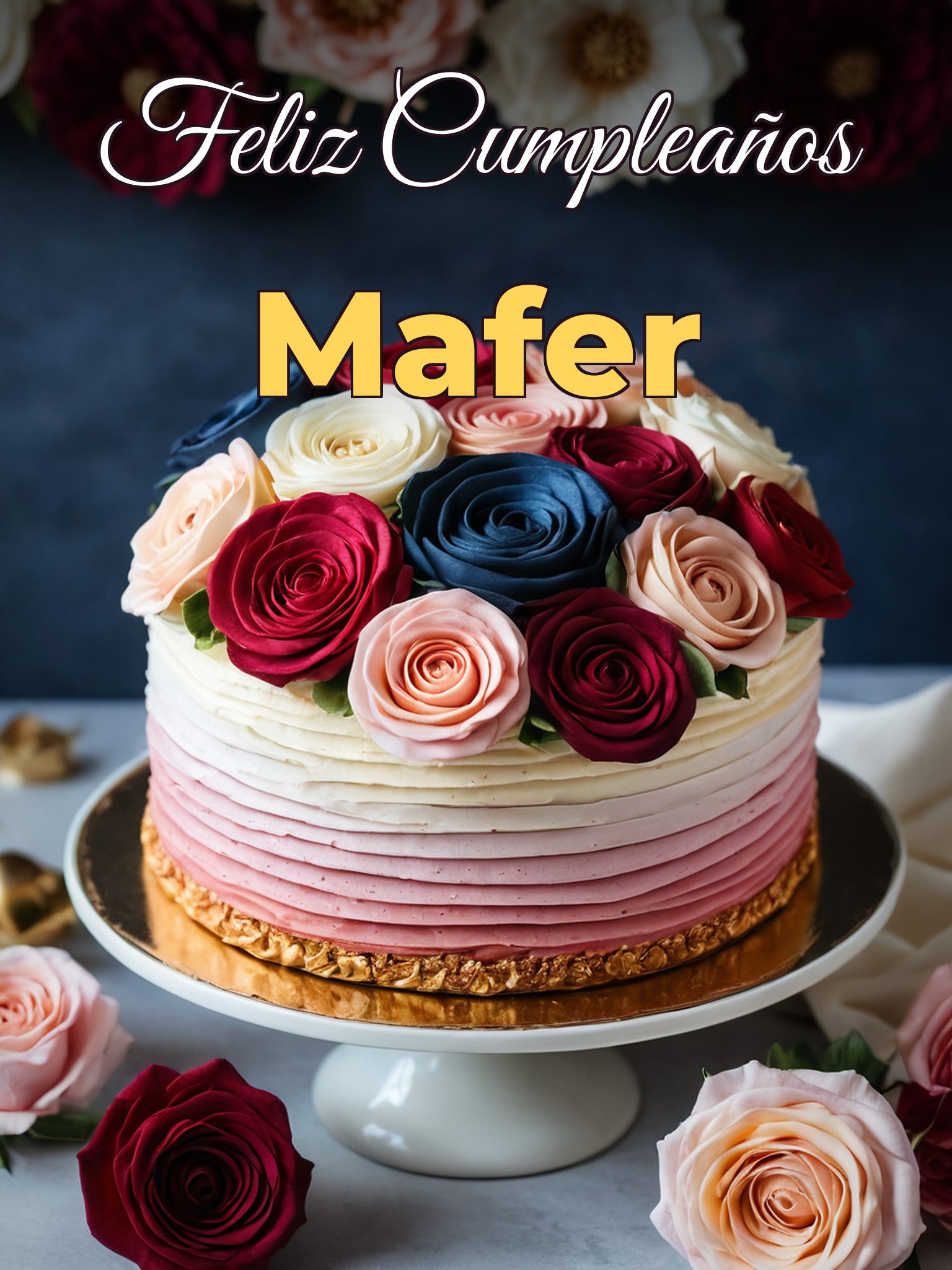Feliz cumpleaños mafer