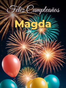 Feliz cumpleaños magda