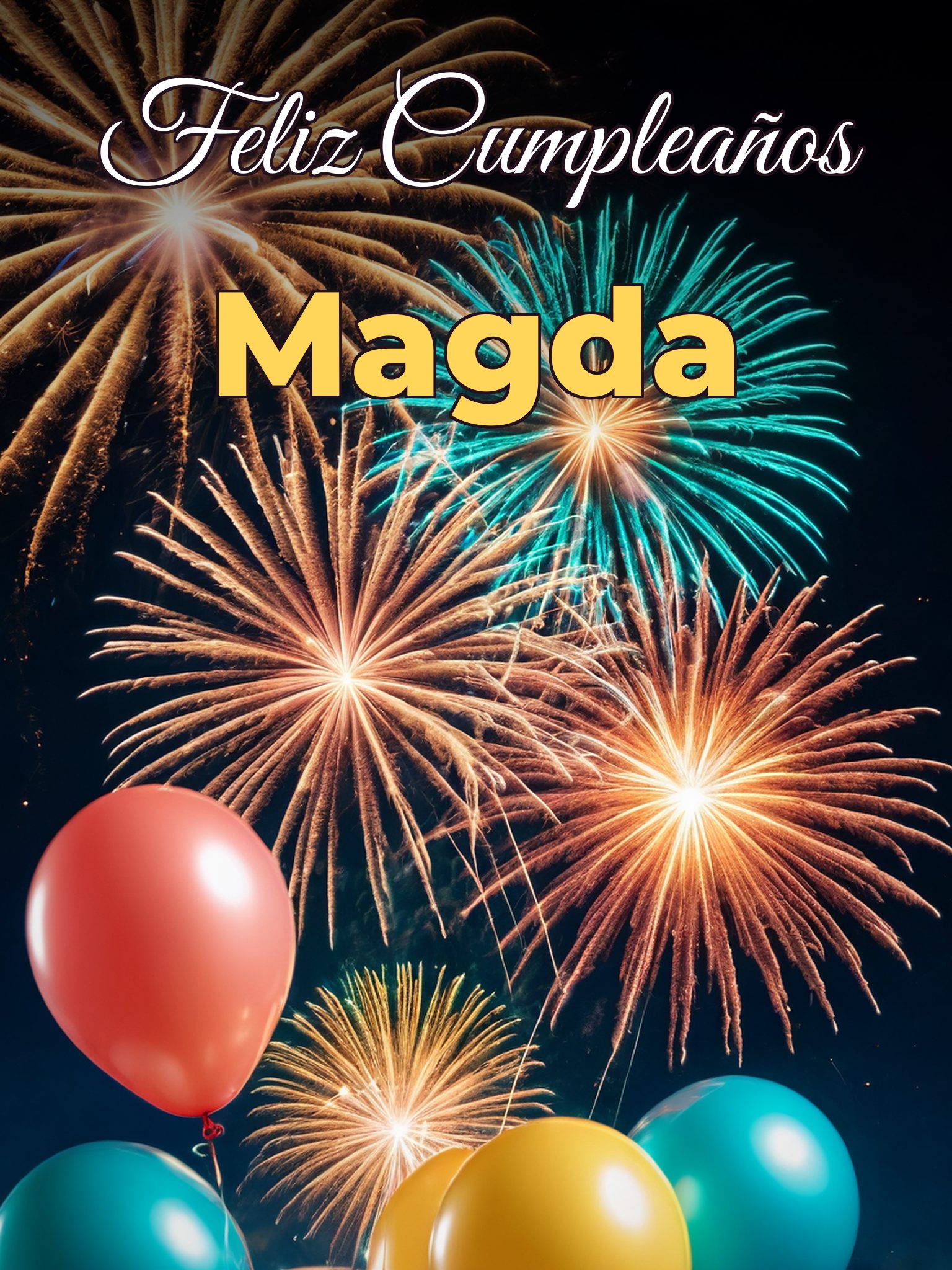 Feliz cumpleaños magda
