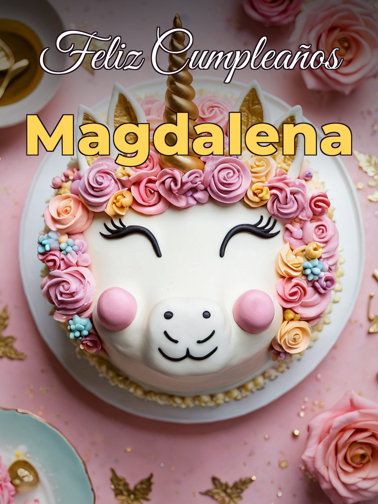 Feliz cumpleaños magdalena