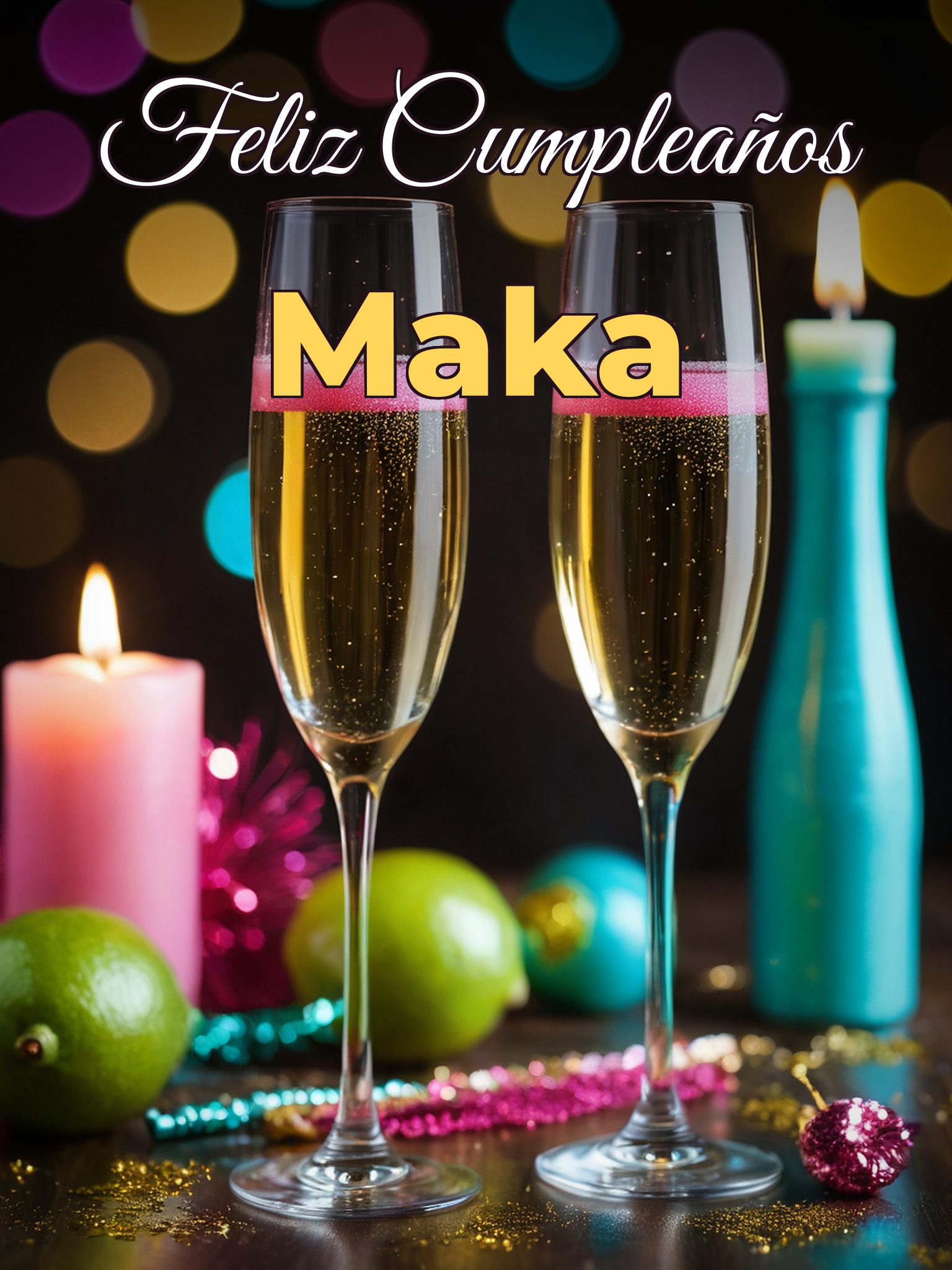 Feliz cumpleaños maka