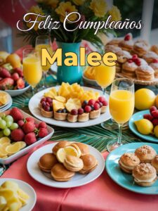 Feliz cumpleaños malee