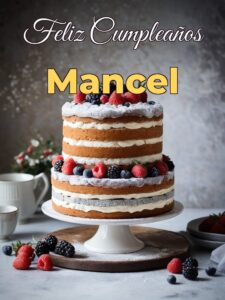 Feliz cumpleaños mancel