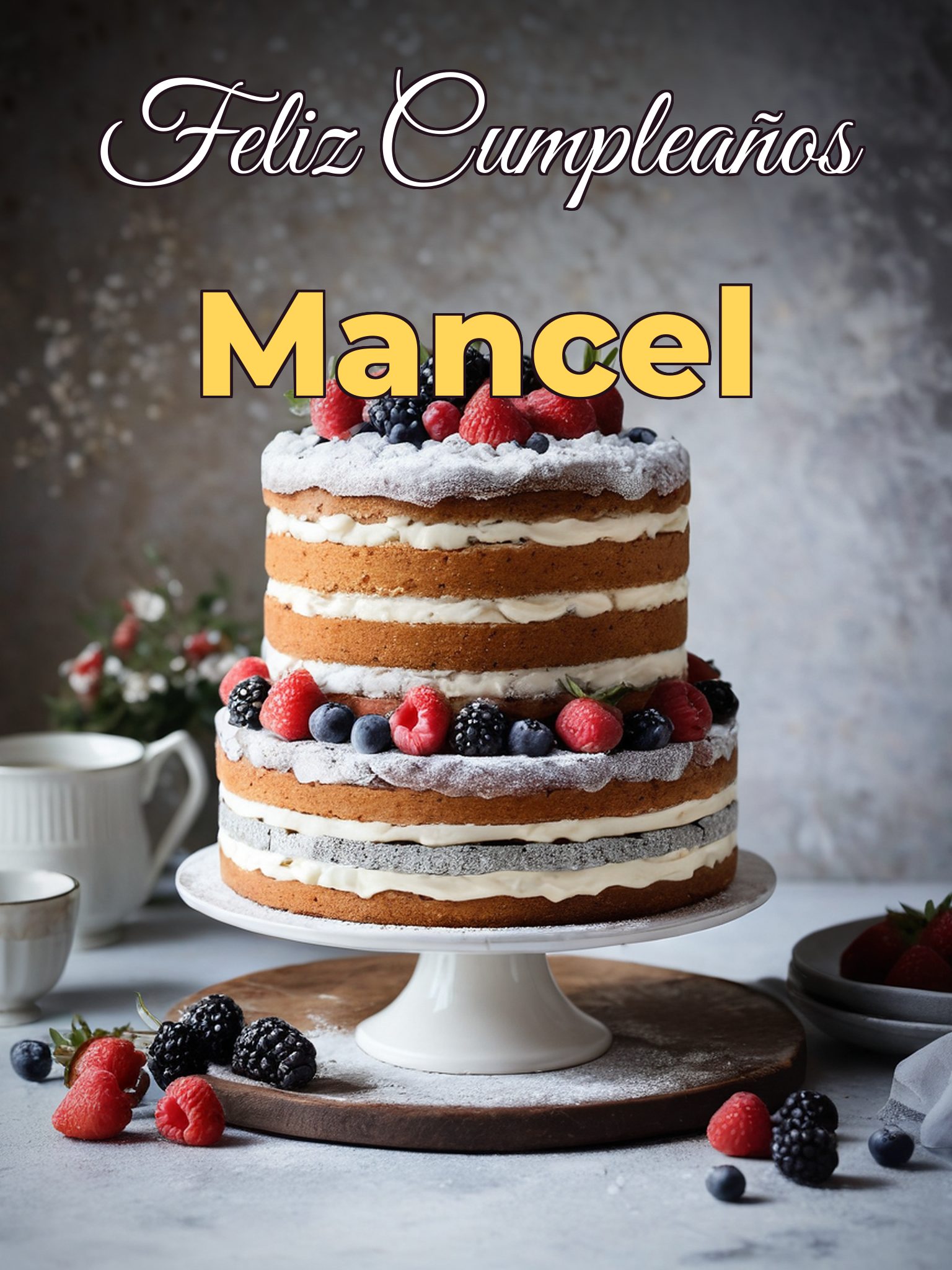 Feliz cumpleaños mancel